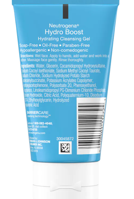 hydro boost cleansing gel